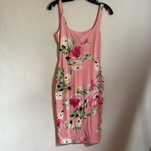 Fashion nova baby pink floral dress